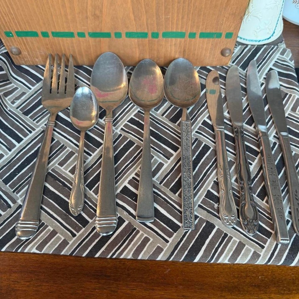 Vintage Silver plated flatware set
